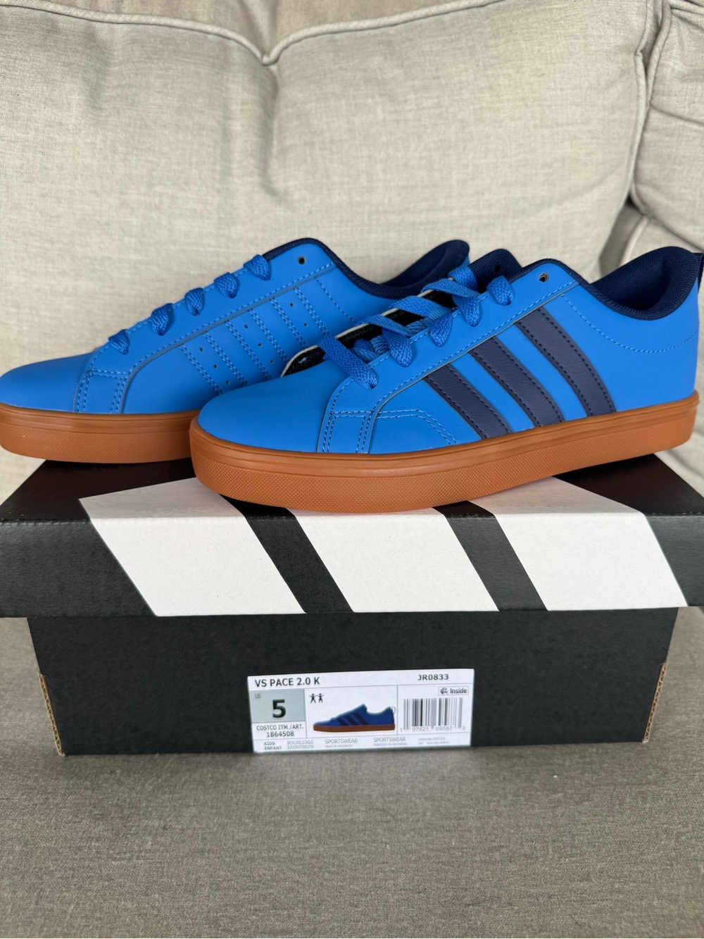Adidas VS Pace 2.0 K kids Blue Casual Sneakers